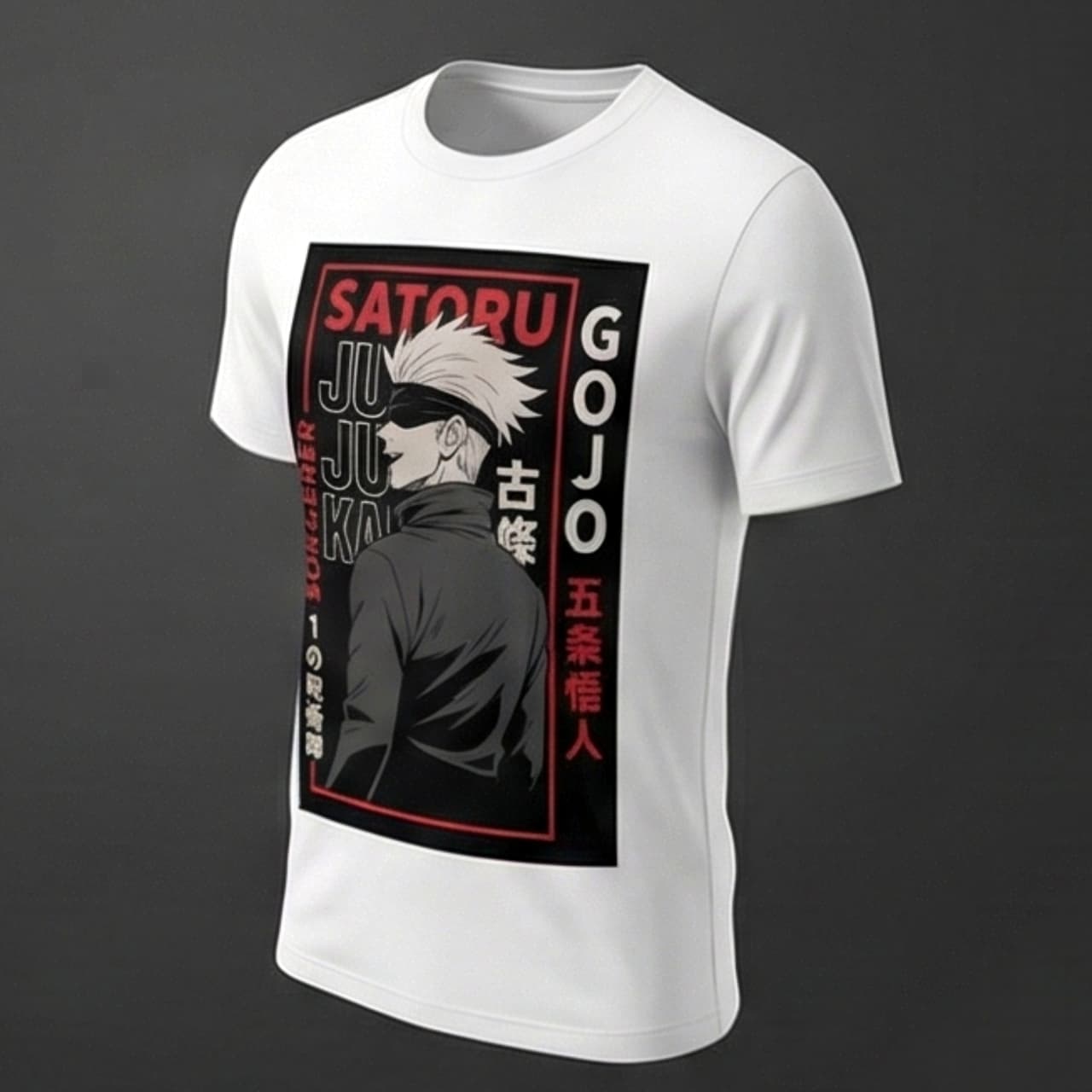 Gojo Satoru Anime Graphic T-Shirt – Premium Quality Cotton Tee