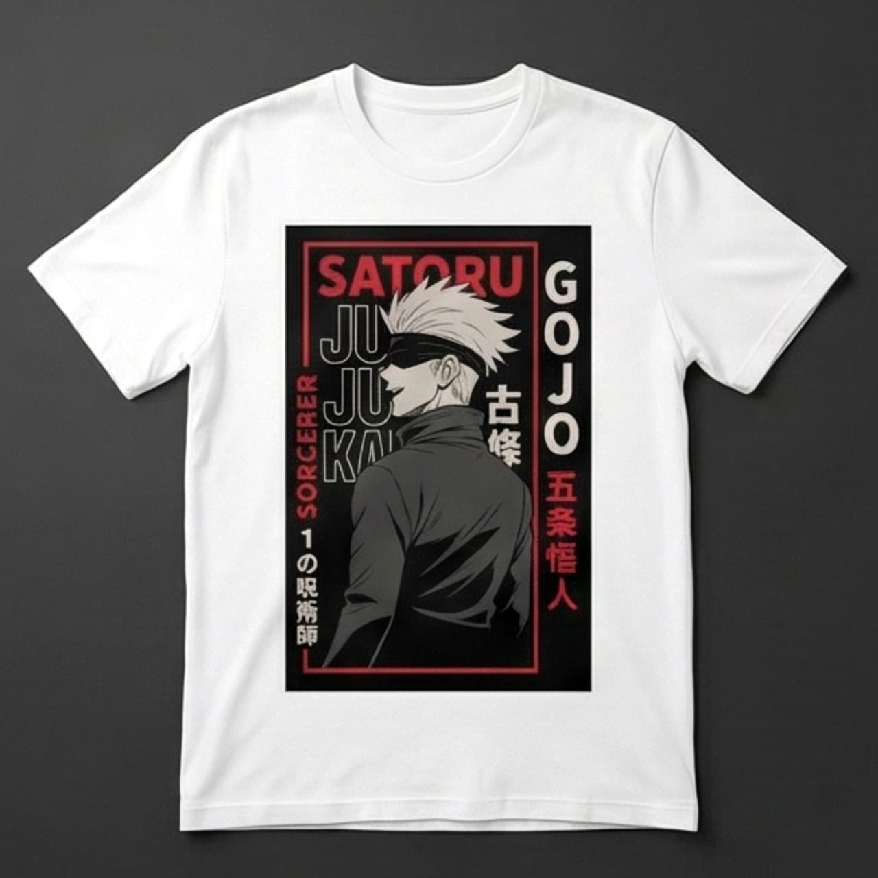 Gojo Satoru Anime Graphic T-Shirt – Premium Quality Cotton Tee