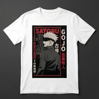 Gojo Satoru Anime Graphic T-Shirt – Premium Quality Cotton Tee