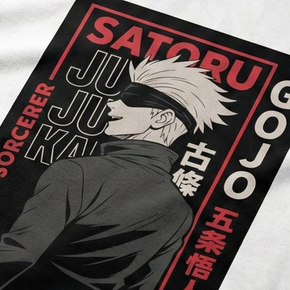Gojo Satoru Anime Graphic T-Shirt – Premium Quality Cotton Tee