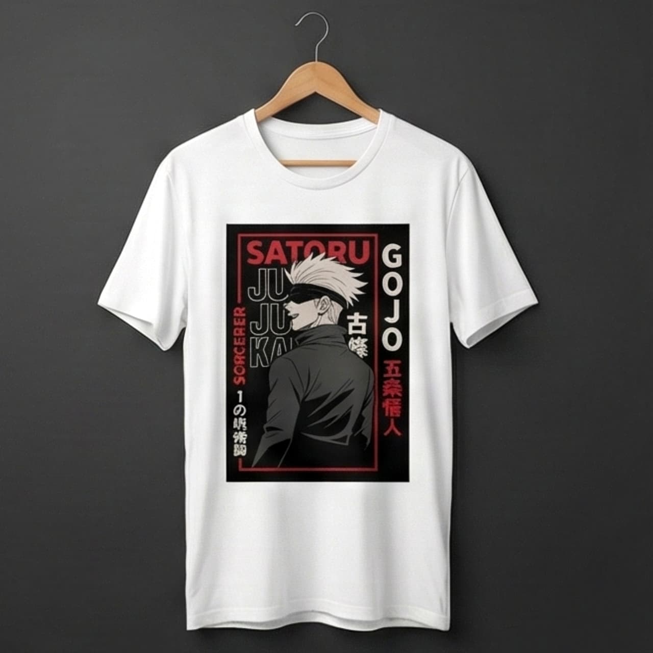 Gojo Satoru Anime Graphic T-Shirt – Premium Quality Cotton Tee