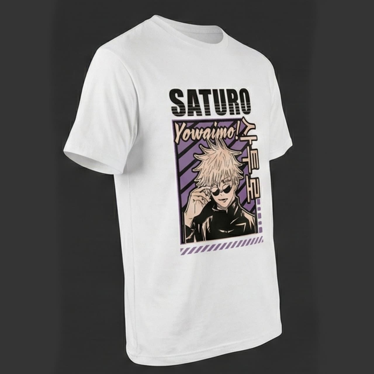 Anime Graphic T-Shirt – Cool Sorcerer Artwork Premium Cotton Tee