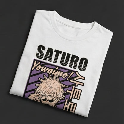 Anime Graphic T-Shirt – Cool Sorcerer Artwork Premium Cotton Tee