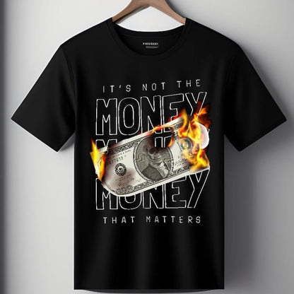 Burning Money – Premium  Graphic T-Shirt