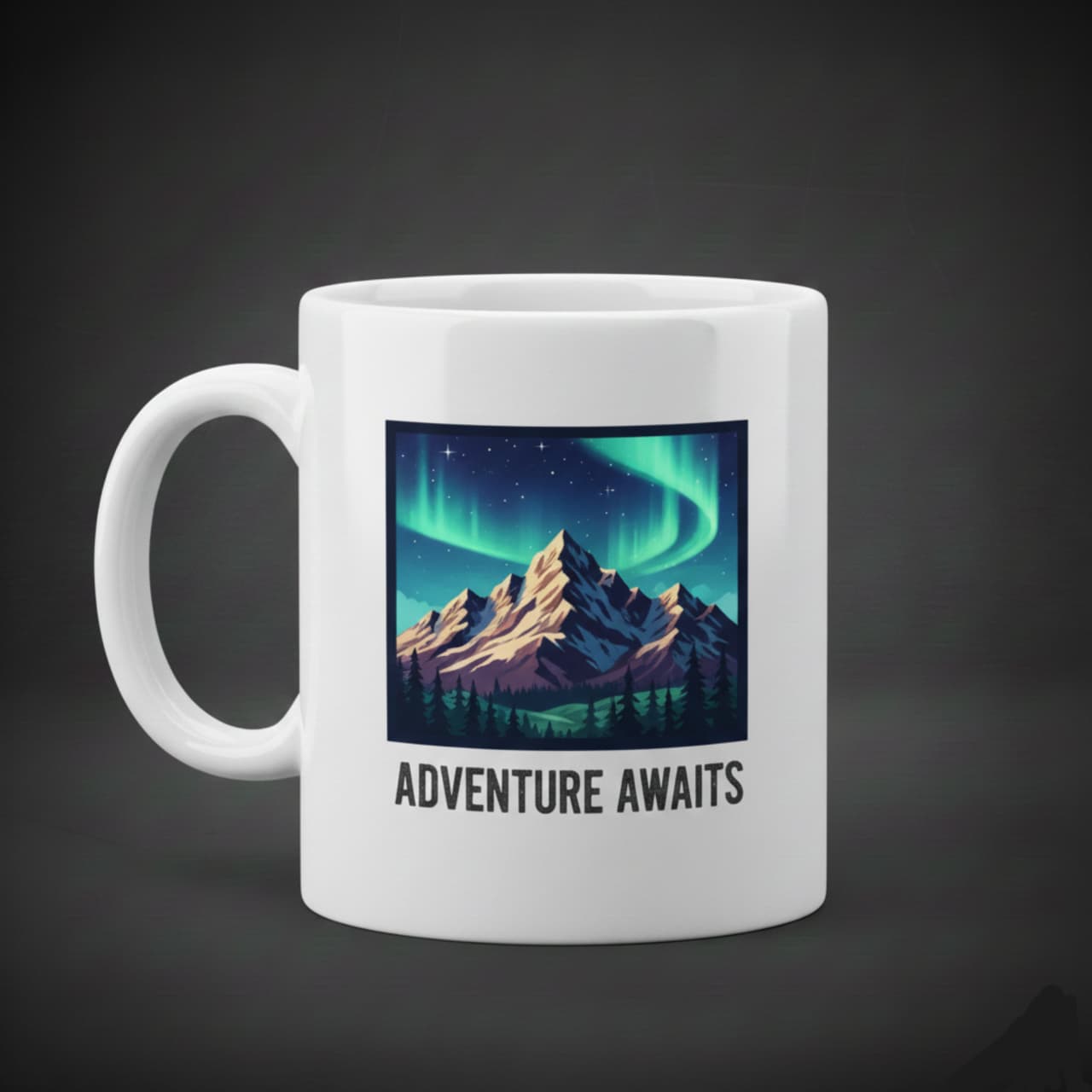 Adventure Awaits – Premium Printed Mug